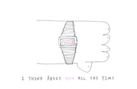 I THINK ABOUT YOU ALL THE TIME - CARD