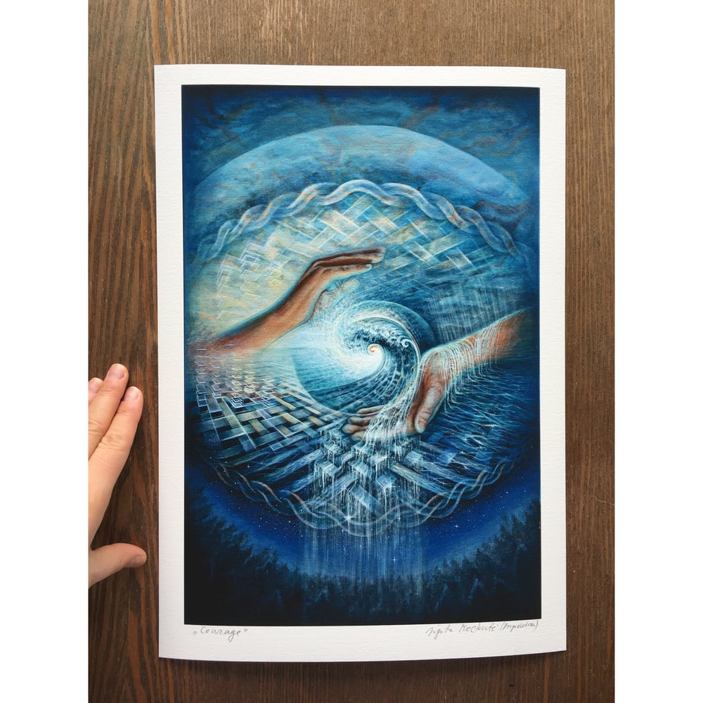 Image of COURAGE giclee paper print