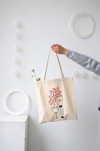 Image 1 of Tote bag massue et végétaux