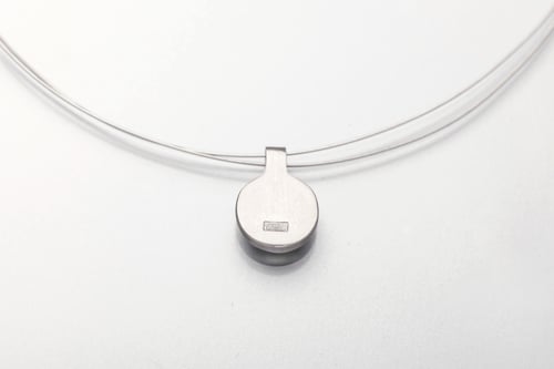 Image of "Sacred grove" silver pendant with chrysolite · LUCUS ·