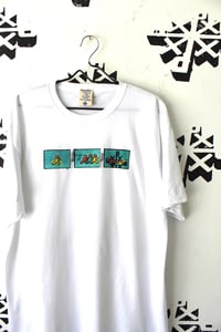 Image of exactly where it’s at tee in white 