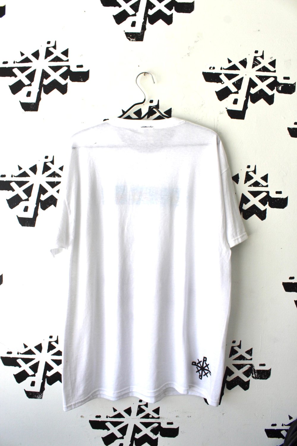 exactly where it’s at tee in white 