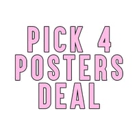 BUY 4 POSTERS DEAL