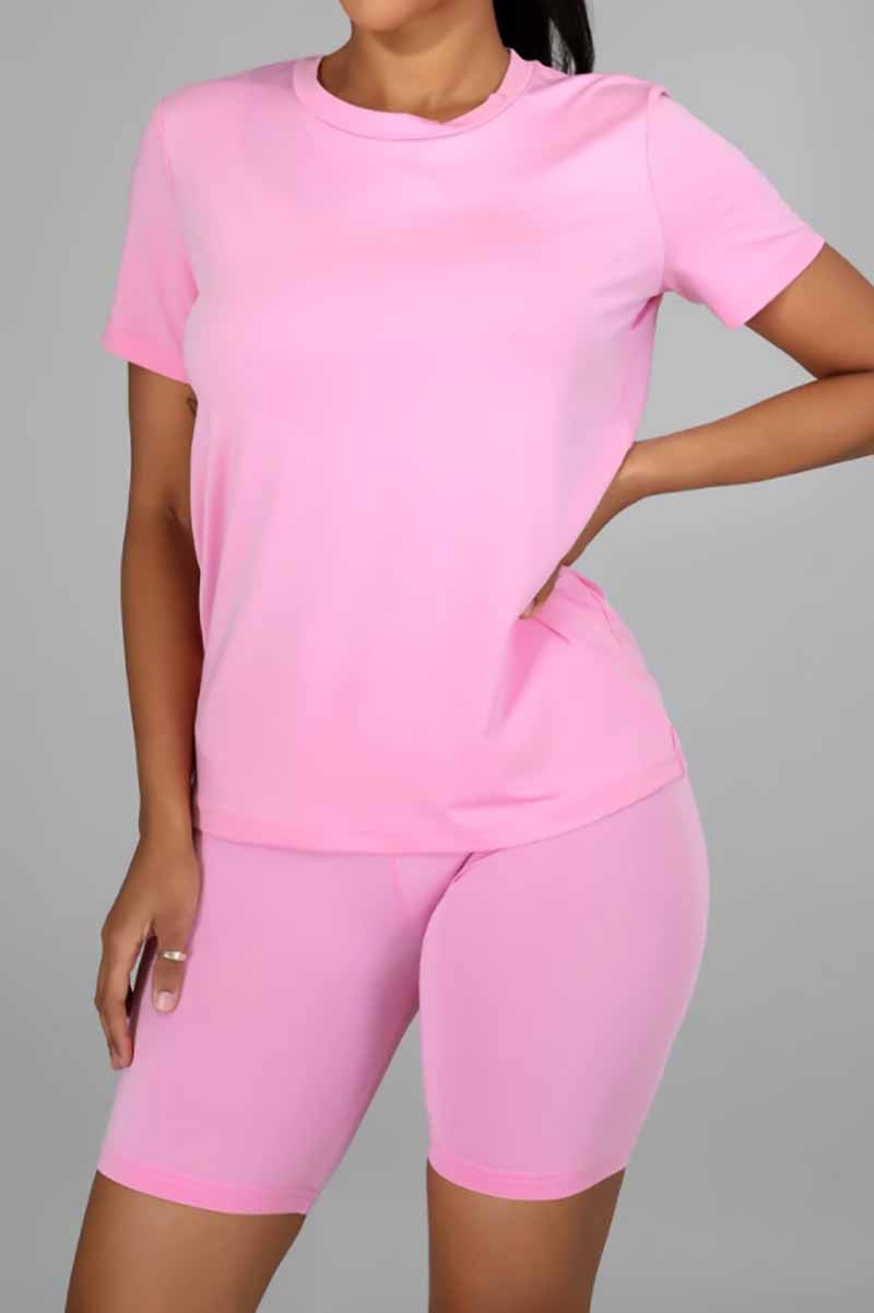 Image of SWEETARTS COLLECTION SHORT SET (PINK LEMONADE)