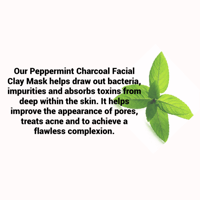 Image 2 of Peppermint Charcoal Facial Clay Mask 
