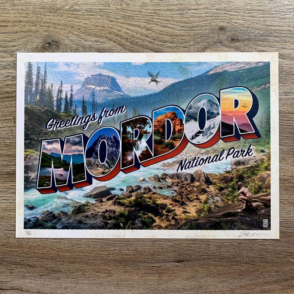 Image of GREETINGS FROM MORDOR - Benno *Prints*
