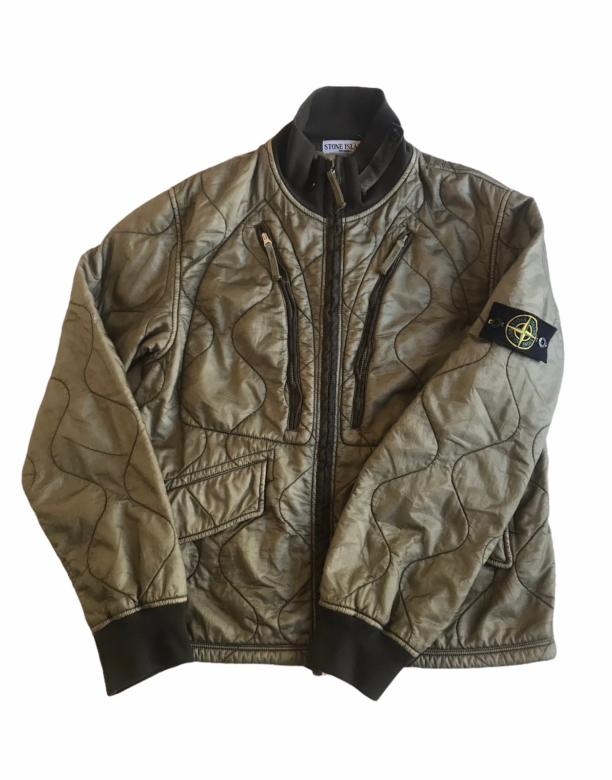 stone island multi pocket jacket