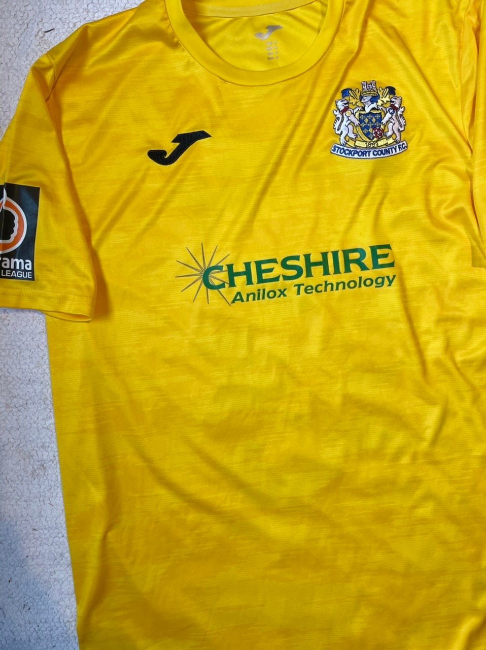 Match Worn 2019/20 Joma Away GK Shirt