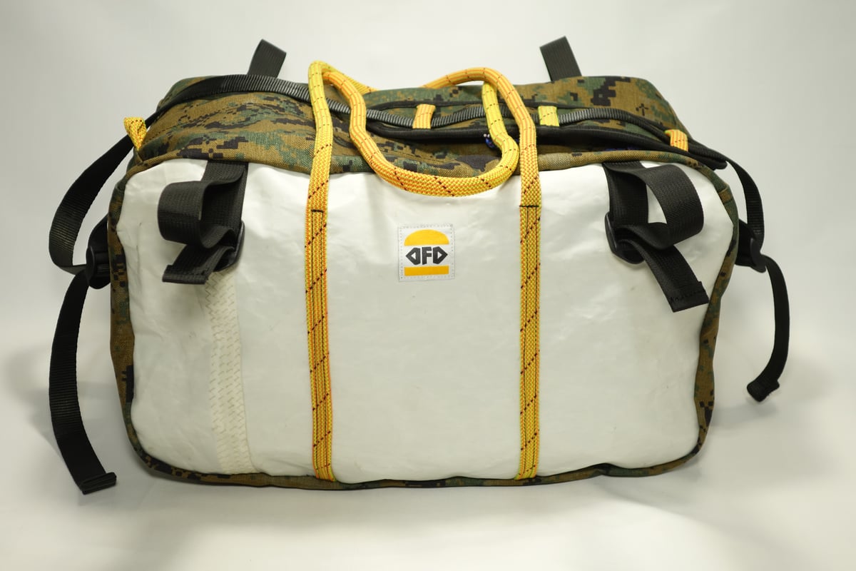 a new day duffle bag