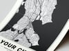 Custom City Map Aesthetic Poster