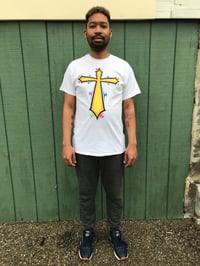 Cross design t-shirt