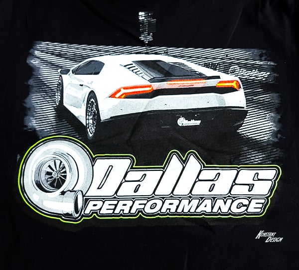 Dallas Performance T-Shirt w/Green Outline