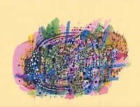 Image 1 of Nina Bovasso Hover Mound 2011 Giclee Print