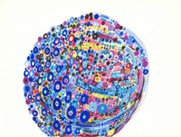 Image 1 of Purple Dot Mound Classic Giclee Print