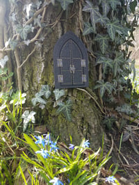 Image 4 of Miniature black fairy door