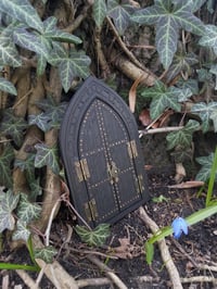 Image 5 of Miniature black fairy door