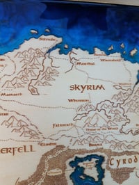 Image 3 of Tamriel fantasy resin map