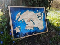 Image 1 of Tamriel fantasy resin map