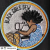 Black Girl's Sew Patch