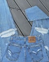 Custom Distressed Vintage Levi’s 