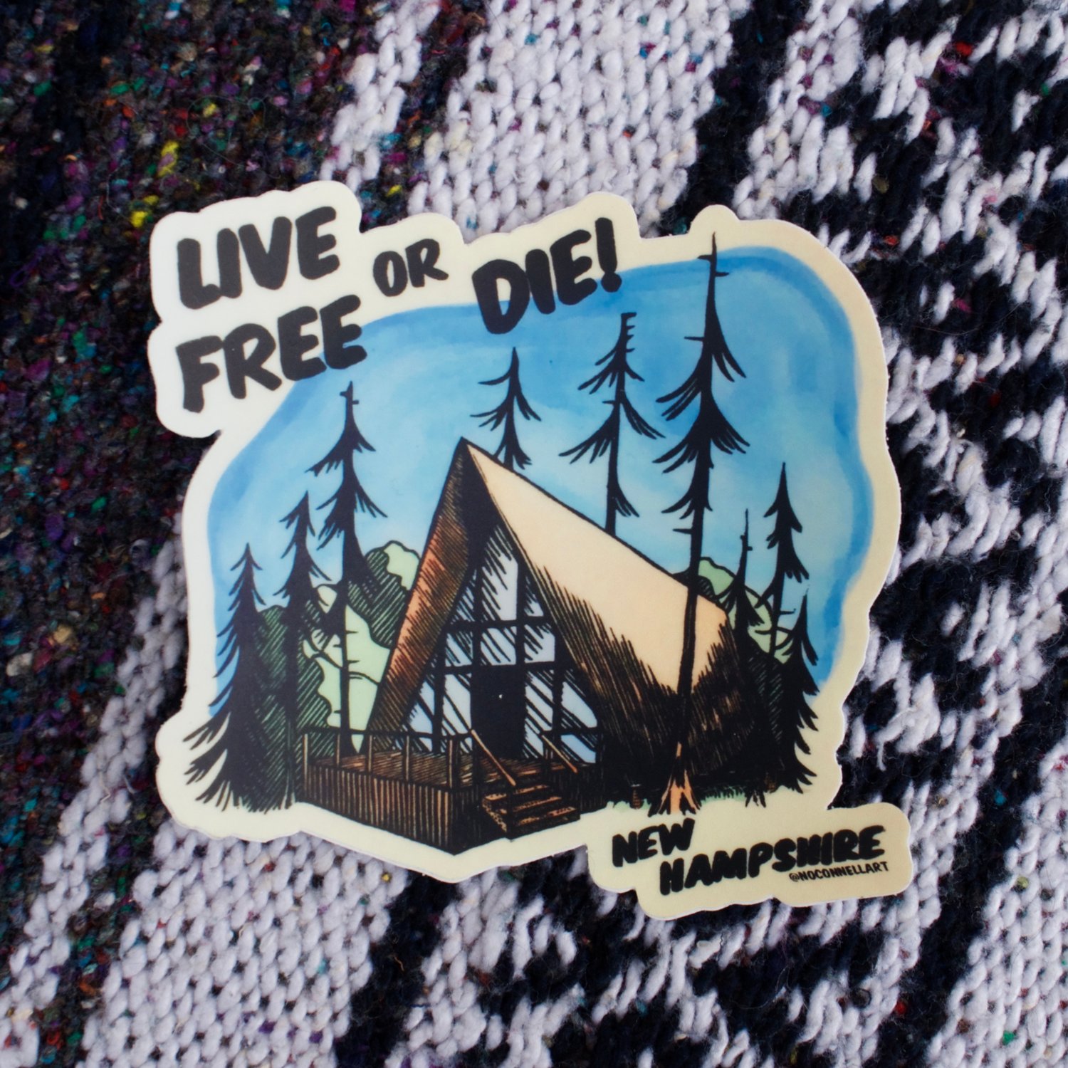 Live Free or Die! Sticker