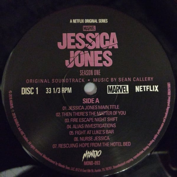 Jessica Jones - Season One (Original Soundtrack) (2xLP, Black Vinyl)