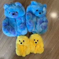 Image 2 of Kid Teddy Slippers