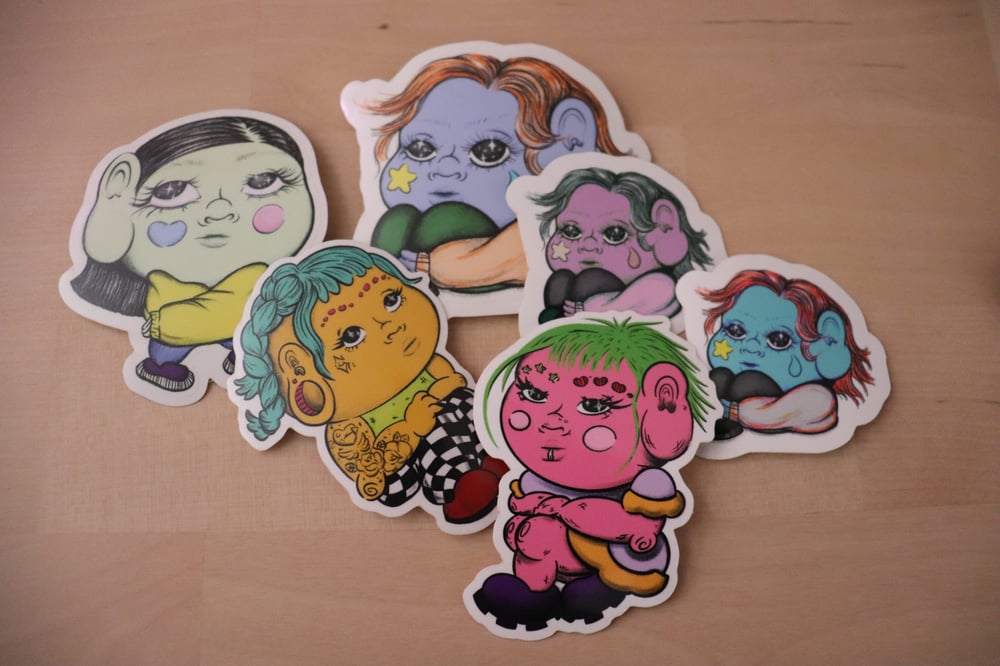 Image of Baby Girls BIG Sticker Pack