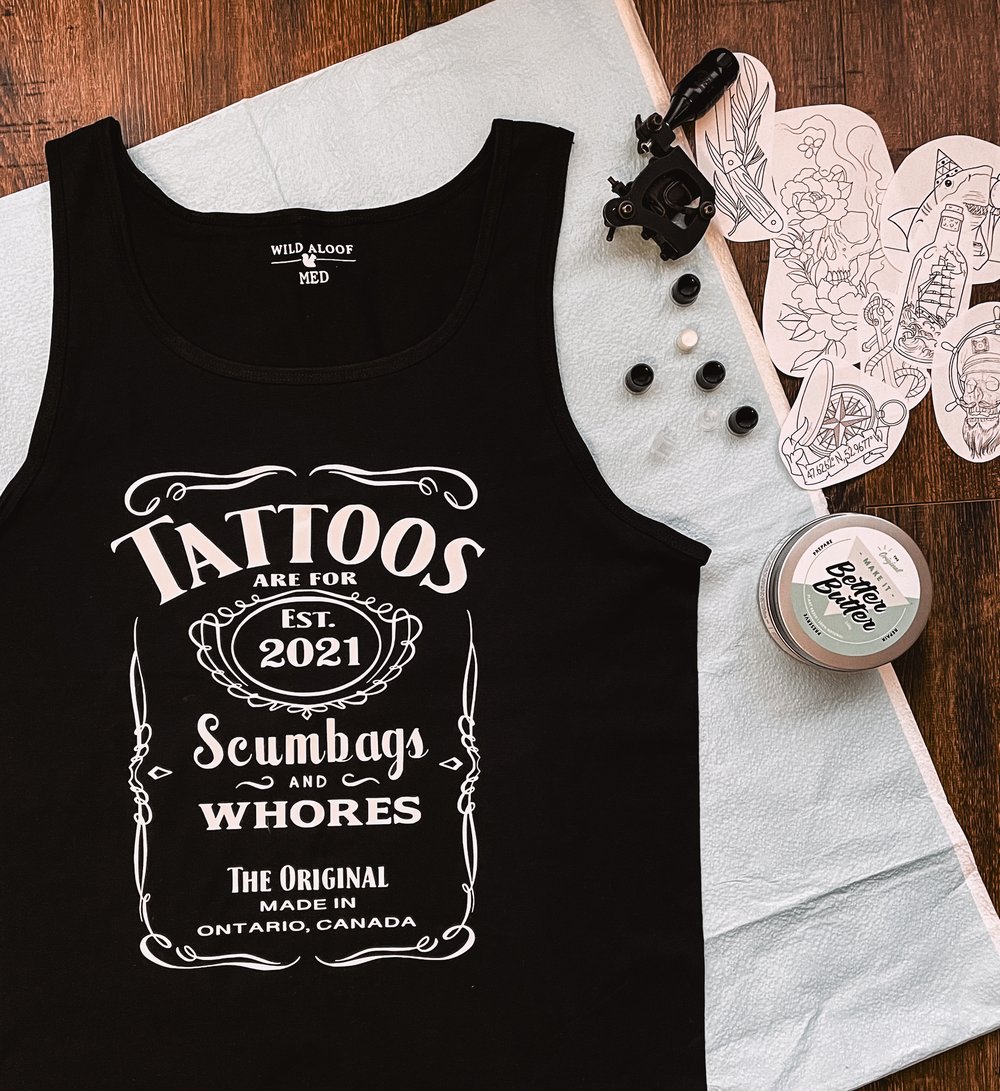 Image of Tattoos and Whiskey Tank