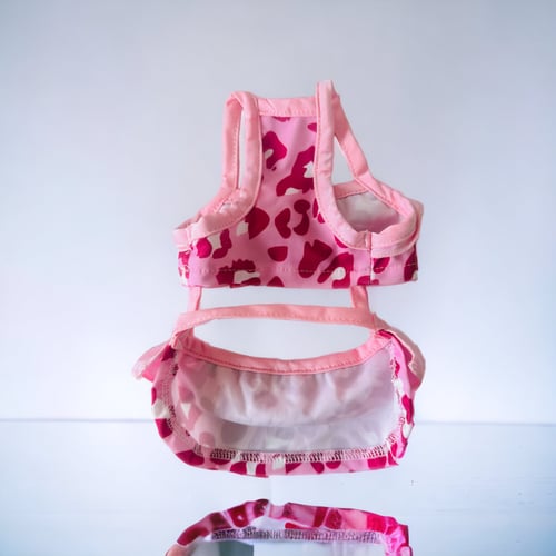 Image of Pink Leopard Pet Bikini