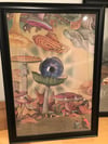 Upside down shrooms XL poster 
