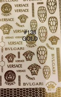 Image 5 of D134-D138 Nail Stickers