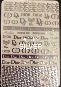 Image 3 of D134-D138 Nail Stickers