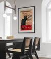 Tournée du Chat Noir | Théophile Steinlen | 1896 | Wall Art Print | Vintage Poster