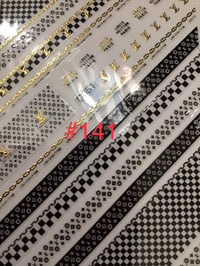Image 3 of D139-D143. NAIL STICKERS 