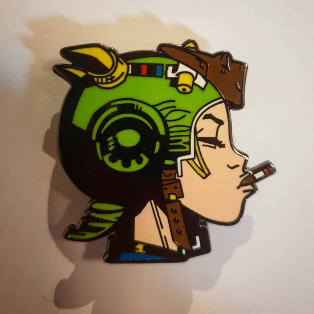 Image of TANK GIRL ENAMEL PIN BADGE