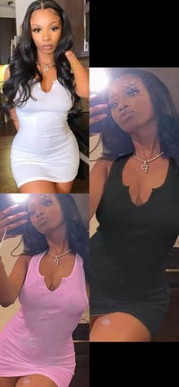 V Neck T-Shirt Dress
