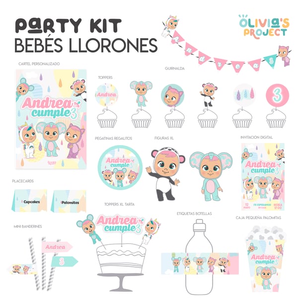 Image of Party Kit Bebés Llorones