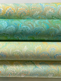 Image 1 of Marbled Paper Spring Bouquet Collection I - 1/2 sheets