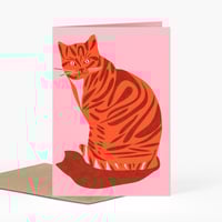 Image 1 of Ginger Cat Card