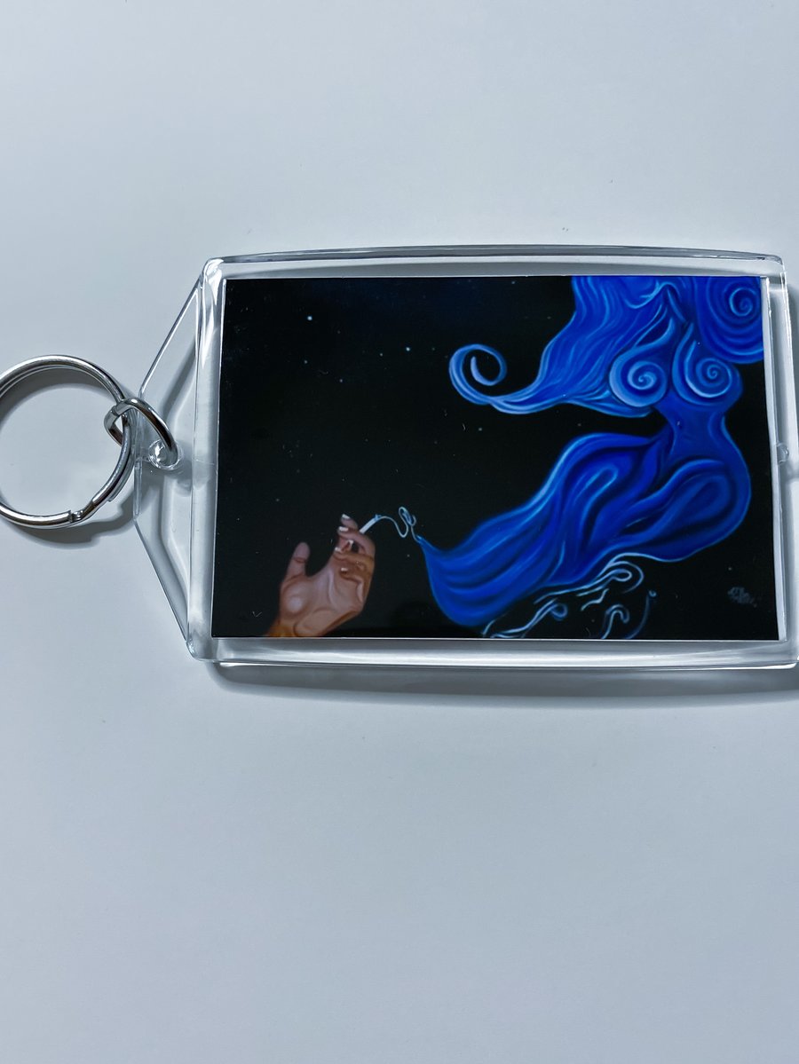 Image of “Genie In A Blunt” Keychain
