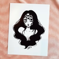 Image 2 of Lady of Eyes Print