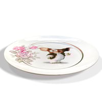 Image 2 of 80s Puppy  - Vintage French Porcelain Plate - #0759