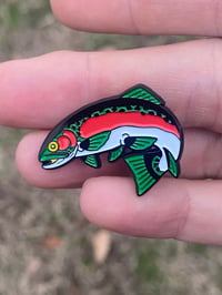 Rainbow Trout Soft Enamel Pin