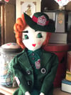 1940s style WVS  uniform Rag Doll