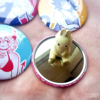 Image 2 of Monster Girl Buttons or Pocket Mirrors