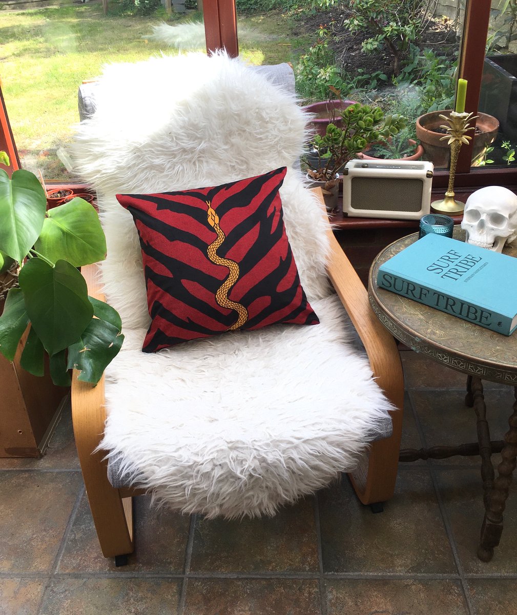 THE WANDERER - VELVET CUSHION COVER | RATTLESNAKE SUITCASE