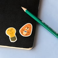 Lightbulb / Fancy hamster - Stickers