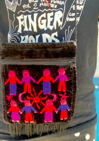 Image 3 of Children of the corn tasseled velvet bag