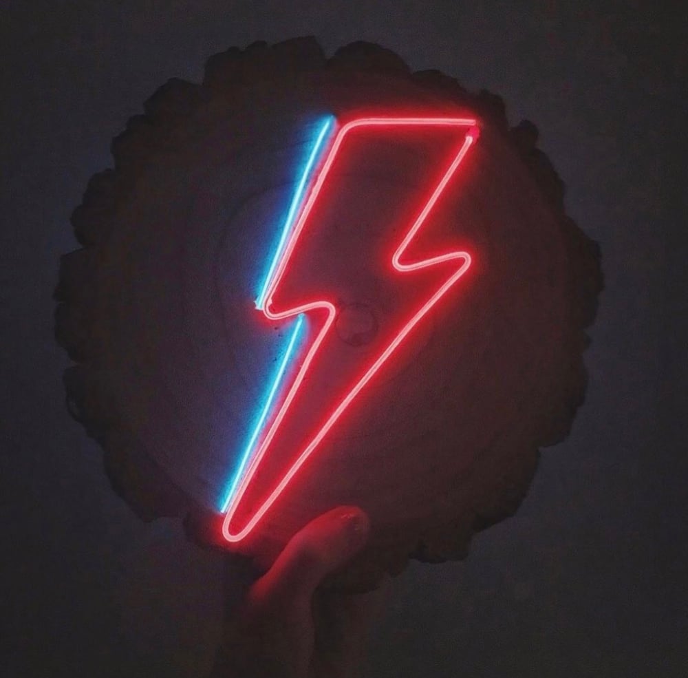 Image of Ziggy Stardust neon effect light up sign 